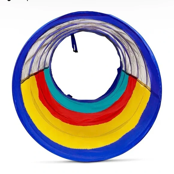 Kiddey Play Tunnel for Kids Crawl Tunnels w/ See Through Sides Outdoor & Indoor - Picture 5 of 8